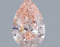 0.61ct Pear Lab Grown Diamond (Colour Fancy Vivid Pink, Clarity VS1, IGI Certified)