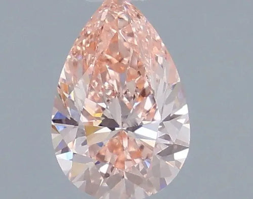 0.61ct Pear Lab Grown Diamond (Colour Fancy Vivid Pink, Clarity VS1, IGI Certified)