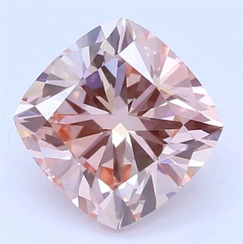 0.65ct Cushion brilliant Lab Grown Diamond (Colour Fancy Intense Pink, Clarity VS2, IGI Certified)