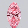 1.00ct Marquise Lab Grown Diamond (Colour Fancy Vivid Pink, Clarity VVS2, IGI Certified)