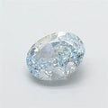 1.00ct Oval Lab Grown Diamond (Colour Fancy Blue, Clarity VVS2, IGI Certified)