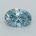 1.01ct Oval Lab Grown Diamond (Colour Fancy Vivid Blue, Clarity VVS2, IGI Certified)