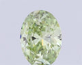 1.01ct Oval Lab Grown Diamond (Colour Fancy Vivid Green, Clarity VS2, IGI Certified)