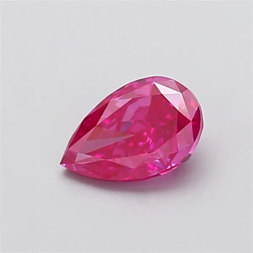 1.01ct Pear Lab Grown Diamond (Colour Fancy Vivid Pink, Clarity VS1, IGI Certified)