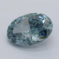 1.07ct Oval Lab Grown Diamond (Colour Fancy Vivid Blue, Clarity VVS2, IGI Certified)