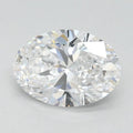 1.08ct Oval Lab Grown Diamond (Colour D, Clarity FL, IGI Certified)