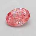 1.33ct Oval Lab Grown Diamond (Colour Fancy Vivid Pink, Clarity VVS2, IGI Certified)