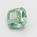 1.53ct Cushion modified Lab Grown Diamond (Colour Fancy Vivid Green, Clarity VS1, IGI Certified)
