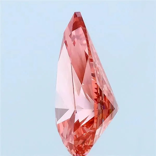 1.53ct Pear Lab Grown Diamond (Colour Fancy Vivid Pink, Clarity VVS2, IGI Certified)