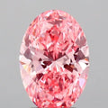 1.54ct Oval Lab Grown Diamond (Colour Fancy Vivid Pink, Clarity VS1, IGI Certified)