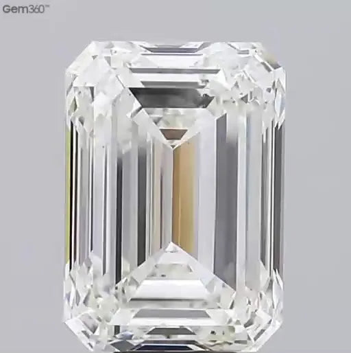 10.54ct Emerald Lab Grown Diamond (Colour H, Clarity VS2, IGI Certified)