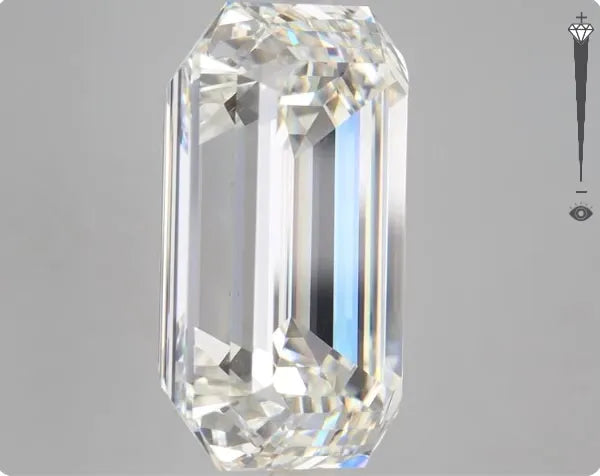 12.92ct Emerald Lab Grown Diamond (Colour H, Clarity VS1, IGI Certified)