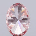 2.00ct Oval Lab Grown Diamond (Colour Fancy Vivid Pink, Clarity VS2, IGI Certified)