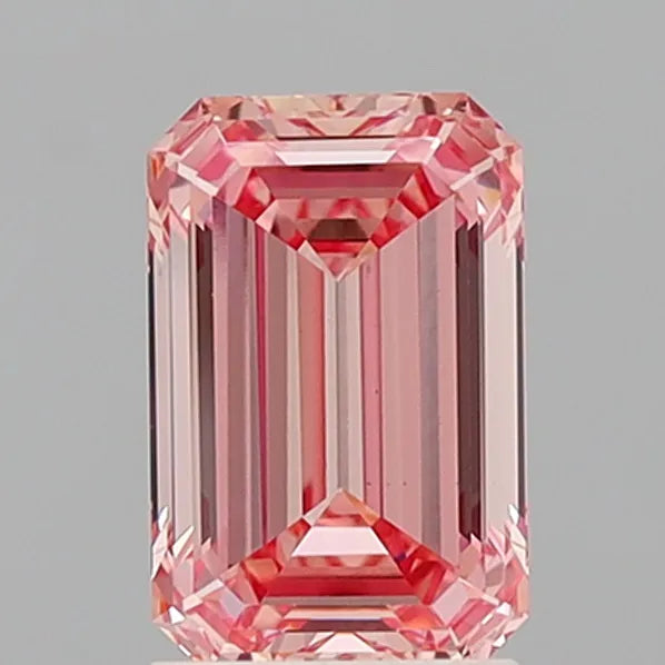 2.03ct Emerald Lab Grown Diamond (Colour Fancy Intense Pink, Clarity VS1, IGI Certified)