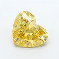 3.01ct Heart Lab Grown Diamond (Colour Fancy Yellow, Clarity VS2, IGI Certified)