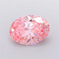 3.01ct Oval Lab Grown Diamond (Colour Fancy Vivid Pink, Clarity VS1, IGI Certified)