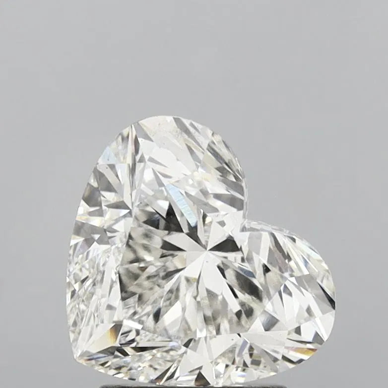 3.02ct Heart Lab Grown Diamond (Colour G, Clarity VS2, IGI Certified)