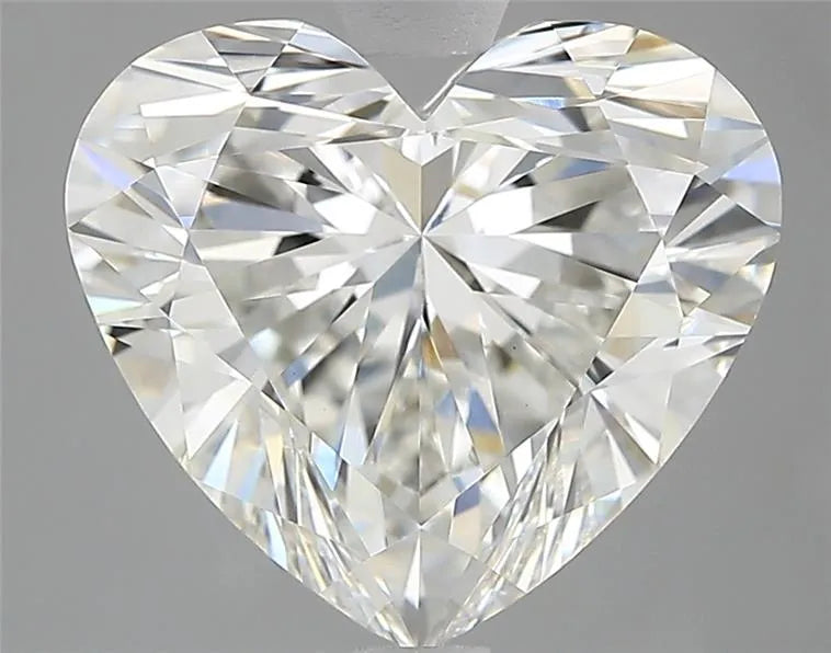 3.02ct Heart Lab Grown Diamond (Colour G, Clarity VVS2, IGI Certified)