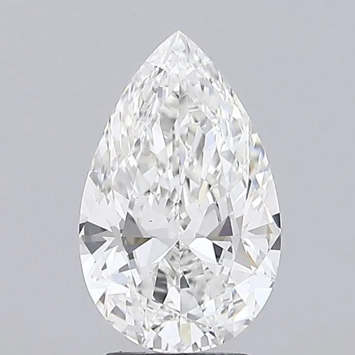 3.04ct Pear Lab Grown Diamond (Colour G, Clarity VS1, IGI Certified)