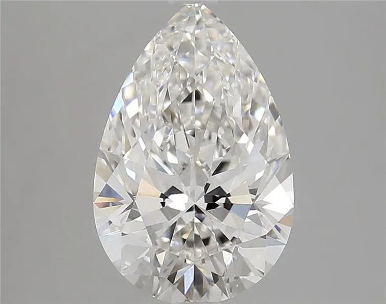 3.04ct Pear Lab Grown Diamond (Colour G, Clarity VVS2, IGI Certified)