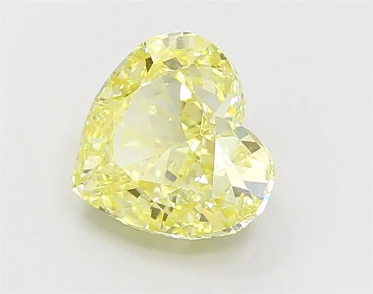 3.49ct Heart Lab Grown Diamond (Colour Fancy Yellow, Clarity VS1, IGI Certified)
