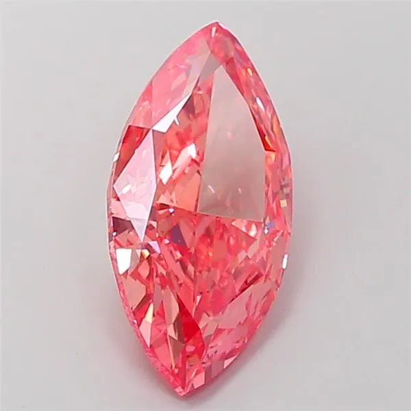3.88ct Marquise Lab Grown Diamond (Colour Fancy Vivid Pink, Clarity VS2, IGI Certified)