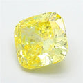 4.03ct Cushion modified Lab Grown Diamond (Colour Fancy Vivid Yellow, Clarity VS1, IGI Certified)