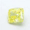 4.08ct Cushion modified Lab Grown Diamond (Colour Fancy Intense Yellow, Clarity VS2, IGI Certified)