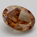 4.56ct Oval Lab Grown Diamond (Colour Fancy Brown, Clarity VS1, IGI Certified)