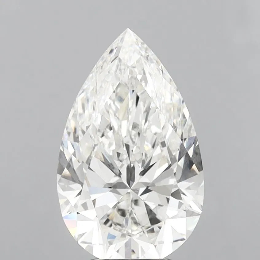 4.72ct Pear Lab Grown Diamond (Colour G, Clarity VVS2, IGI Certified)