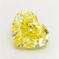 7.02ct Heart Lab Grown Diamond (Colour Fancy Vivid Yellow, Clarity VS1, IGI Certified)