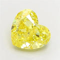 7.02ct Heart Lab Grown Diamond (Colour Fancy Vivid Yellow, Clarity VS2, IGI Certified)