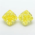 7.05ct Cushion modified Lab Grown Diamond (Colour Fancy Vivid Yellow, Clarity VS2, IGI Certified)