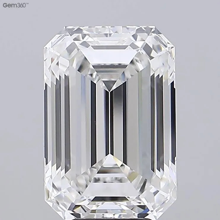 7.92ct Emerald Lab Grown Diamond (Colour G, Clarity VVS2, GIA Certified)