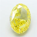 8.06ct Oval Lab Grown Diamond (Colour Fancy Vivid Yellow, Clarity VS2, IGI Certified)